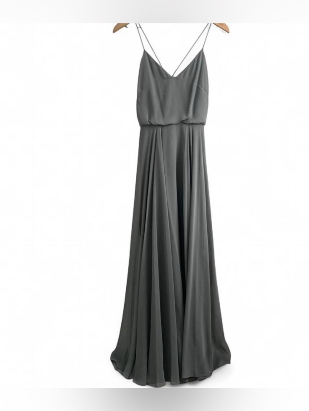 Jenny Yoo inesse chiffon Maxi Dress size 0 wedding dress prom dress